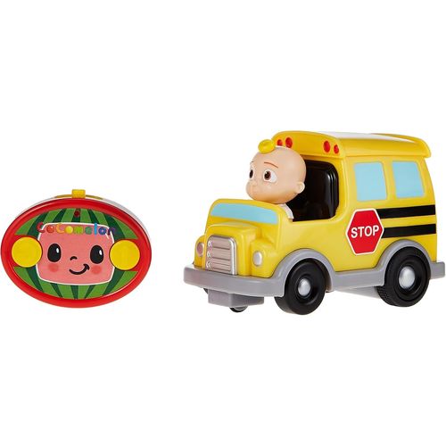 Kyaoayo-Toys Cocomelón 253254003 Bus Avec Radio Contrôle Et Musique, 18 Cm, Multicolore-Jada