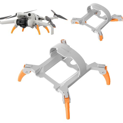 Kyaoayo-Mini 4 Pro Train Datterris Pliable Pour Dji Mini 4 Pro Landing Gear Support De Hauteur Kit Dextension Protection Drone Accessoires (Orange)-Motutech