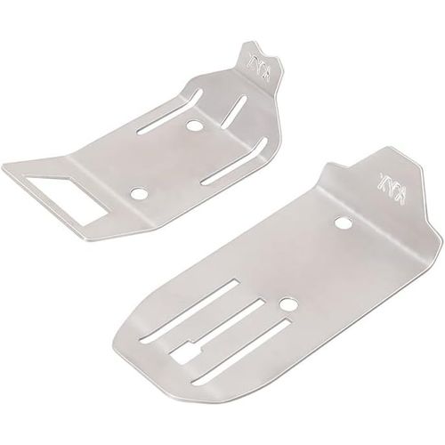 Kyaoayo-Plaque De Protection En Acier Inoxydable Pour Châssis Avant Et Arrière Arrma 1/18 Typhon Grom Rc Chassis Armor Guard Plate Skid Plate Pièces De Mise À Niveau-Joysog