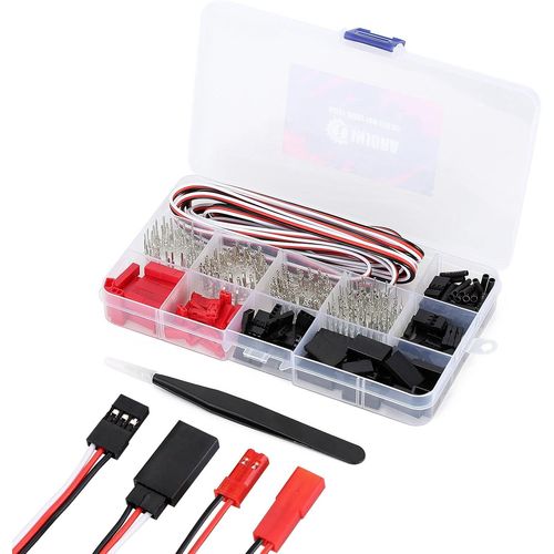 Kyaoayo-Rc Servir Prise Homme Femme Connecteur Ondulation Broche Câble Kit Pour Jst Syr Jr Futaba-Sanag
