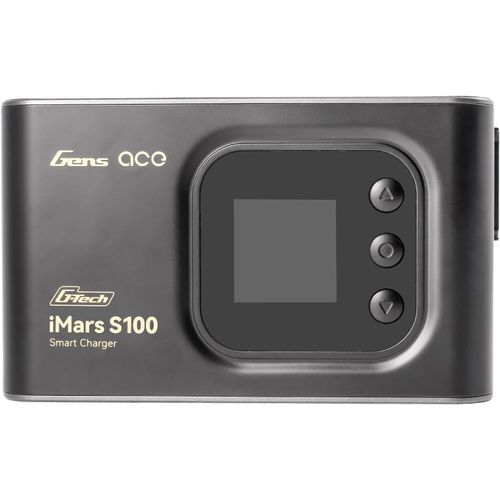 Kyaoayo-Gensace Imars S100 Balance Chargeur 100 W 10 A Avec Connecteur Deans T Xt60 Ec3 Ec5 Pour Batteries Rc (Couleur Noire)-Gens Ace