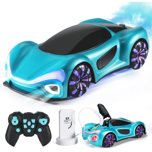 KYAOAYO-Voiture Télécommandée Drift,Voiture Télécommandée Avec Lumière Led,Jouet Enfant 6 7 8 9 10 11 12 Ans Garcon,Jeux Intérieur Extérieur Jouet Garçon Fille Cadeau