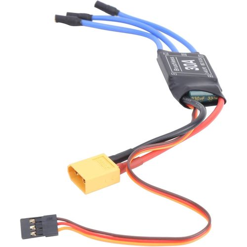 Kyaoayo-Contrôleur De Vitesse Électronique Sans Balais Esc Xt60 30a, Pour Bateau Rc Sans Balais, Pour Drone Télécommandé, Hélicoptère Fpv-Bonkzebu