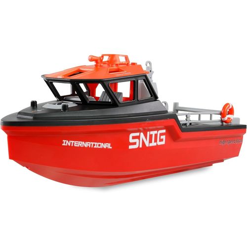 KYAOAYO-Bateau De Sauvetage Radiocommandé Sans Balais 320 Mm Rtr Rouge/Noir Pour Enfant À Partir De 8 Ans