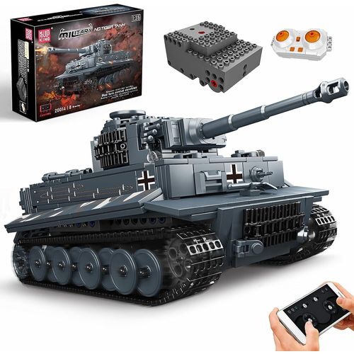 KYAOAYO-20014 Modèle De Réservoir Télécommandé, Kit De Char Technique Avec Télécommande Et Application Dual Control, Jouet De Char Comme Cadeau/Objets De Collection (800 Pièces)