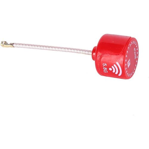 Kyaoayo-5.8ghz 3dbi Lhcp Antenne À Gain Élevé Pour Fpv Racing Drone Rc Pièces Accessoire Rouge (Ufl)-Keenso
