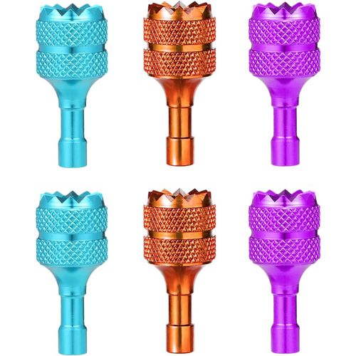 Kyaoayo-6pcs Joystick Drone, Mini Joystick Replacement De Drone Compatibles Avec Les Accessoires De Contrôleur Intelligent Dji Mini 3 Pro Dji Rc(Bleu Clair Violet Orange)-Sanag