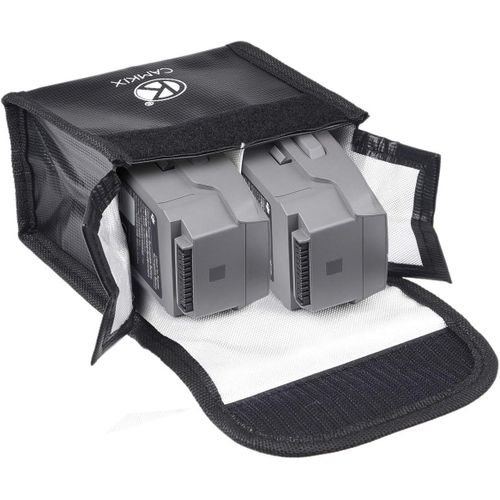 Kyaoayo-Sac De Batterie Lipo Antidéflagrant Compatible Avec Dji Mavic 2 - Sécurité Et De Rangement Résistant Au Feu - Charge Et Transport Sécurisés - Jusqu'à 2 Batteries Dji Mavic 2 - Idéal Des Avion-Camkix
