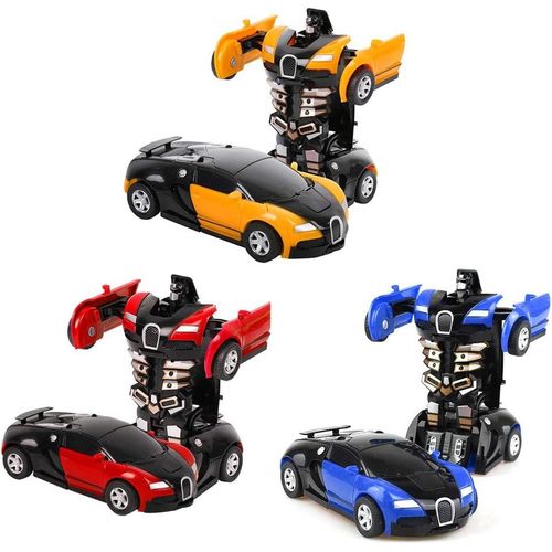 KYAOAYO-3 Pièces Transformateur Robot Voiture & Robot Transformable Mur Climber Car Avec Led Et Rotation 360 ° Stunt Car Rc Toy Car Pour Kid Cadeau