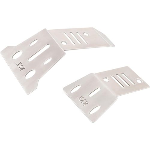 Kyaoayo-Plaque De Protection De Châssis Rc Pour Arrma 1/14 Mojave Grom Rc En Acier Inoxydable Avant Et Arrière Pièces De Mise À Niveau (Plaque De Protection De Châssis)-Sanag