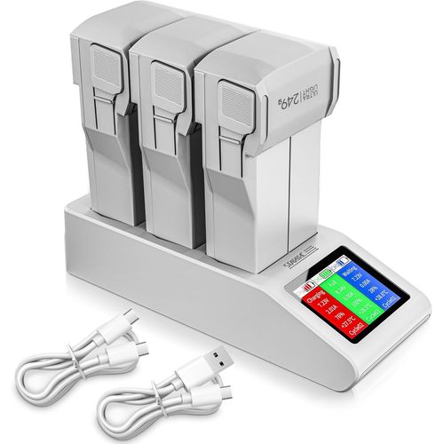 Kyaoayo-Chargeur De Batterie Lcd Mini 4 Pro Pour Dji Mini 4 Pro/Mini3pro Accessoires,Concentrateur De Charge Pour Dji Mini4 Pro/Mini3,Chargez Trois Accessoires De Batterie De Vol Intelligents-Startrc