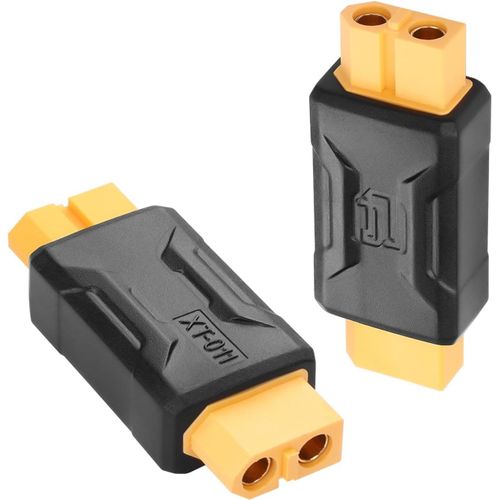 Kyaoayo-Lot De 2 Adaptateurs Xt60 Mâle Vers Mâle Xt60 Sans Fil Pour Batterie De Drone Rc Fpv (F Vers F)-Sinloon