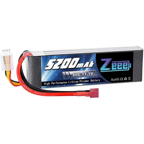 Kyaoayo-3s Lipo Batterie 5200mah 11,1v 60c 3s Batterie Rc Avec Connecteur T Pour Fpv Racing Drones Vélo De Route Quadcopters Avion Hélicoptère Rc Bateau Rc Voiture-Zeee