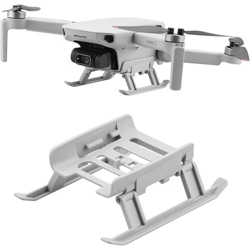 Kyaoayo-Landing Gear Extensions Pliables Pour Dji Mini 4k Mini 2/Mini Se/Mavic Mini Drone Accessoires D'atterris Pieds D'atterris Accessoires De Jambes Étendus Gris-Worahroe