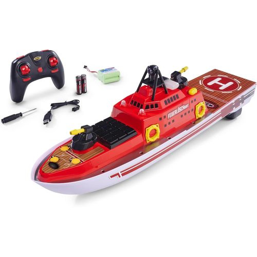 Kyaoayo-500108051 Rc- Bateau D'incendie 2.4g 100% Rtr - Bateau Télécommandé, Bateau Rc, Bateau Télécommandé Pour Enfants Et Adultes, Radiocommande Incluse