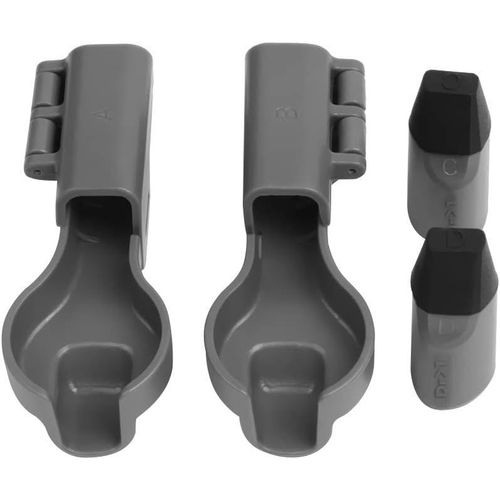 Kyaoayo-Dr1 - Rallonges De Train D'atterris Pour Drones Dji Mavic 2 Pro Et Mavic 2 Zoom, Accessoires Pour Une Stabilité Et Une Absorption Des Chocs Accrues, Support De Jambe Pliante - Gris-Aiino Italian Ideas
