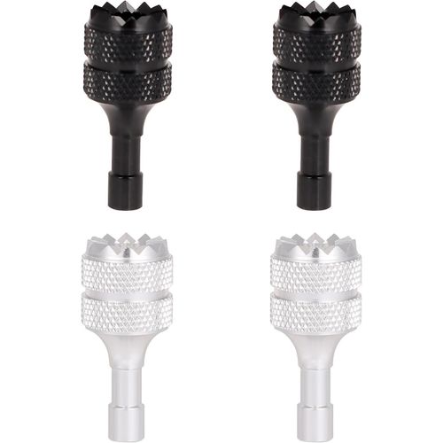 Kyaoayo-4pcs Bâtons Contrôleur Drone, Détachables Joysticks Drone Pouce À Bascule Remplacement Compatible Avec Dji Mini 3 Pro Drones Dji Rc Contrôleur Intelligent (Argent, Noir)-Toymis