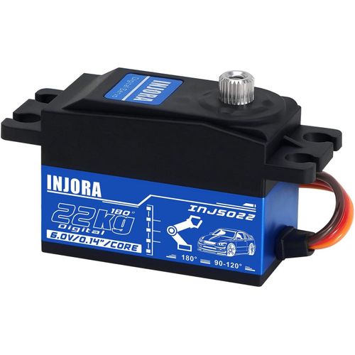 Kyaoayo-Injs022 Servomoteur Numérique Low Profile 22kg Pour Voiture Rc 1/10 Modèle Robot-Sanag