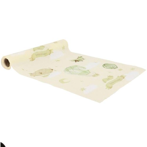 CHEMIN DE TABLE ANNIVERSAIRE MONTGOLFIÈRE 28CMX3M