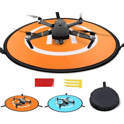 Kyaoayo-Landing Pad Drone Pliable 55cm Universel Étanche Piste Atterris Drone Pour Dji Mini 2/Mini 3 Pro/Air 2s/Fpv/Mavic Air 2/Mavic 3/Holy Stone/Rc Drones/Hélicoptères/Quadcopter Etc-Anevios