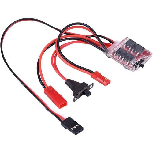 Kyaoayo-Esc Brushed 20a, Contrôleur Électronique De Vitesse Balayé Avec Frein Pour Voiture/Bateau Rc-Sanag