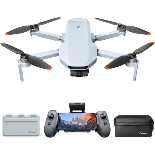 Kyaoayo-Atom 2 Drone Avec Caméra, Photo 8k, Vidéo 4k Hdr Avec Gimbal À 3 Axes, Moins De 249 G, Transmission 10 Km, Ai Suivi/Ai Nuit/Prise De Vue Verticale/Quickshots, Fly More Combo(96 Min De Vol)-Potensic