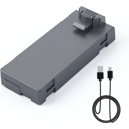 Kyaoayo-Drone Batterie Rechargeable Li-Po 3,7 V 1600 Mah Et Câble Usb Pour Drone Quadrirotor S20 Lite Rc Noir-Ameta