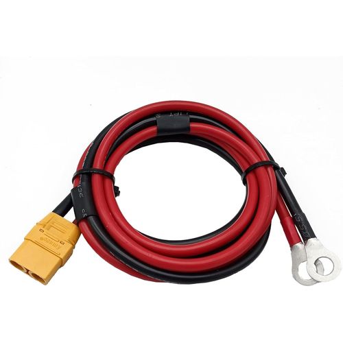 Kyaoayo-1 Pièce Connecteur Femelle Xt90h Vers Câble Terminal O-Ring Avec 100cm 10awg Fil Silicone Pour Batterie Lipo Rc Fpv Racing Drone Station D'alimentation Solaire-Sanag