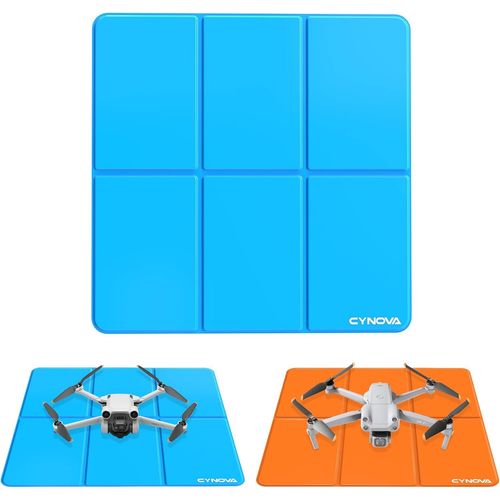 Kyaoayo-Drone Landing Place, Universel Pour Dji Mini 3 Pro, Mini 2, Mavic 2, Holy Stone, Fpv, Bleu (50 Cm)-Sanag