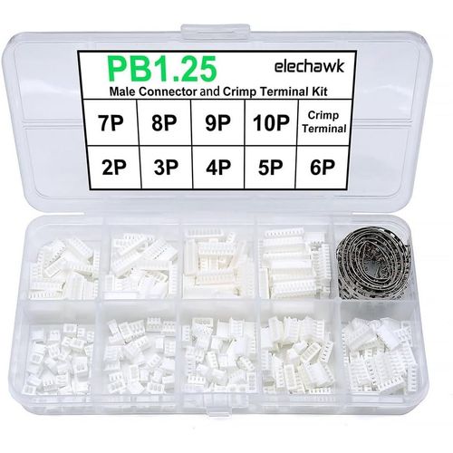 Kyaoayo-Kit De Connecteurs Pb1.25 Et De Bornes À Sertir Compatibles Avec Les Connecteurs Molex Picoblade, Pas De 1,25 Mm Pour Contrôleur De Vol De Drone Pixhawk 2.4.8-Sanag