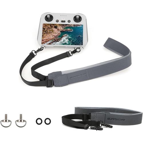 Kyaoayo-Bandoulière Pour Télécommande Dji Mini 3/ Mini 3 Pro/Mini 4 Pro/Air 3/ Air 2s/Air 3s/Mavic 3 Classic Accessoires Du Contrôleur, Sangle Réglable En Pu Pour Dji Rc/Rc 2/ Rc Pro/Dji Smart Contro-Ltsky
