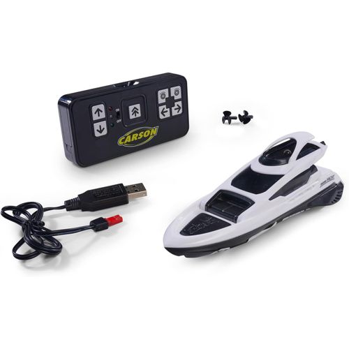Kyaoayo-500108057 Nano Racer Yacht 2,4 Ghz - Bateau Télécommandé, Bateau Rc, Bateau Télécommandé Pour Enfants Et Adultes, Radiocommande Incluse, Blanc-Carson