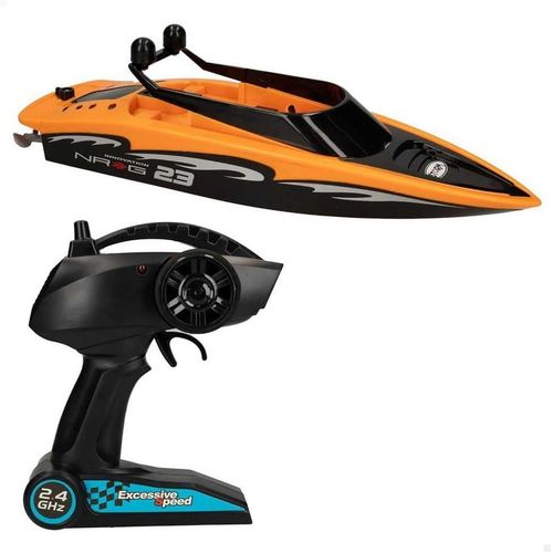 KYAOAYO-47673 Bateau Radiocommandé Racing Boat, 31 X 10 X 9 Cm, Télécommande, 6 Directions, Fréquence 2,4 Ghz, Portée 35-40 M, Bateau Rc, Jouets Radiocommandés, Jouets Pour Enfants, +4 Ans