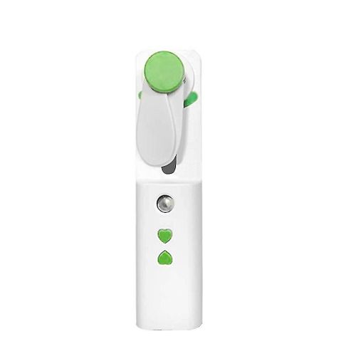 Humidificateur De Ventilateur Avec Lampe Bureau Humidificateur De Purification D'air Portable Mini Ventilateur Vert