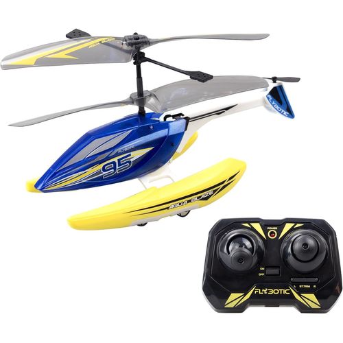 Kyaoayo-Flybotic - Hélicoptère Télécommandée Amphibie 3 En 1 Aqua Blaze - Pilotage Facile - Vole Et Glisse Sur L'eau - Batterie Recharge Usb - Piles Télécommandes Non Inclues - Idée Cadeau Enfant Dès-Silverlit