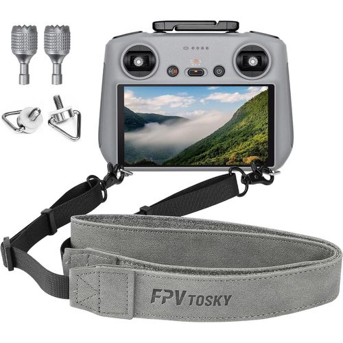 Kyaoayo-Sangle Pour Dji Rc 2/Rc/Rc Pro, Dji Mini 4 Pro Tour De Cou, Sangle De Transport De Telecommande Compatible Avec Les Accessoires De Contrôleur À Distance Mini 4 Pro/Mini 3 Pro-Sanag