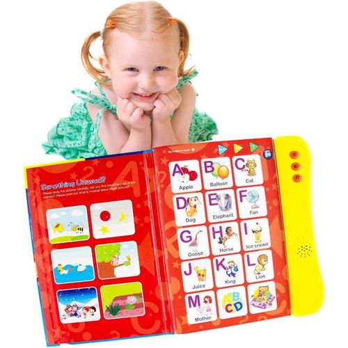 KYAOAYO-Livre Sonore Abc Anglais Pour Les Enfants Éducatif Jouet. Activités D'Apprentis Pour Les Lettres, Les Mots, Les Chiffres, Les Formes, Les Couleurs Et Les Animaux Pour Les Tout-Petits