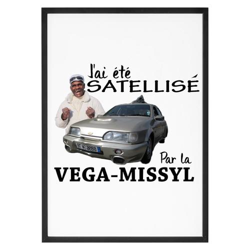 Affiche "Vega-Missyl" - Confectionné En France - Tableau Décoration Murale - Cadeau Anniversaire Humour Original Rigolo