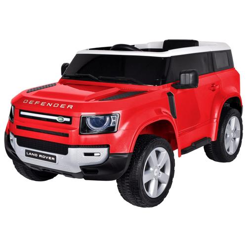 Land Rover Defender Voiture Électrique Enfant,6 Mois Jusqu'a 6 Ans, 12v Moteur, Avec Télécommande, Rouge