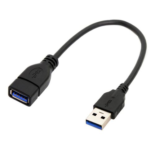 KALANKA-CY USB 3.0 Type A Male to USB 3.0 Type A Female Extension Cable 20cm 5Gbps