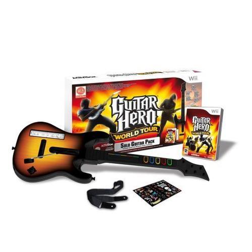 KIT BATTERIE, GUITARE et jeux Guitar Hero World Tour Band Bundle