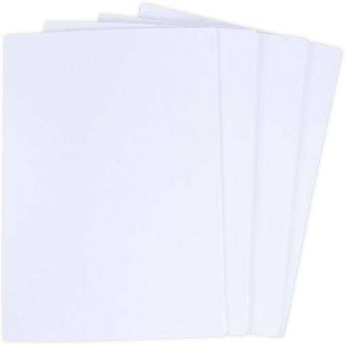 Ershi-Lot De 100 Feuilles De Papier Cartonné A4 Blanc Brillant 180 G/M² Lisse Pour Imprimante, Photocopieur, Dessin, Montage D'aff[878]