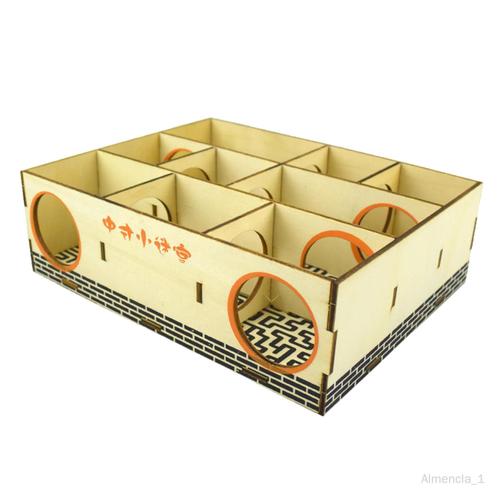 Hamster Maze House Bois Souris Pour Hamsters Gerbilles Souris Maison De 15,5x19,8x6cm 155x198x6cm