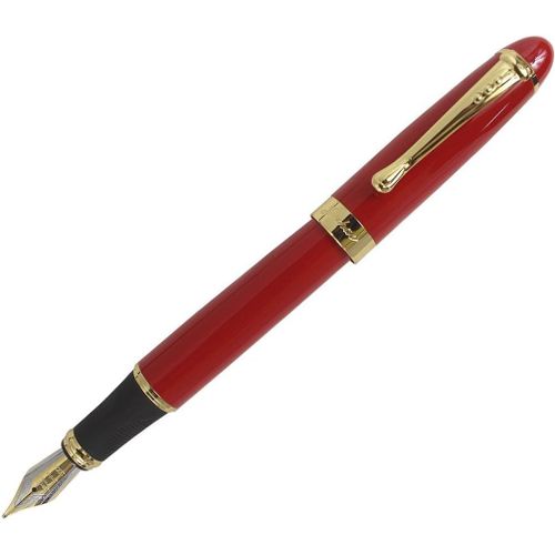 Ershi-Stylo À Plume De Style Classique En Or - Rouge[475]