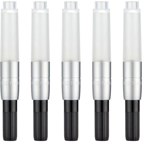 Ershi-Lot De 5 Convertisseurs D'encre Pour Stylo Plume Hong Dian, Diamètre Bpre 3,4 Mm, Style Court, Compatible Avec Mini Stylo Pl[716]