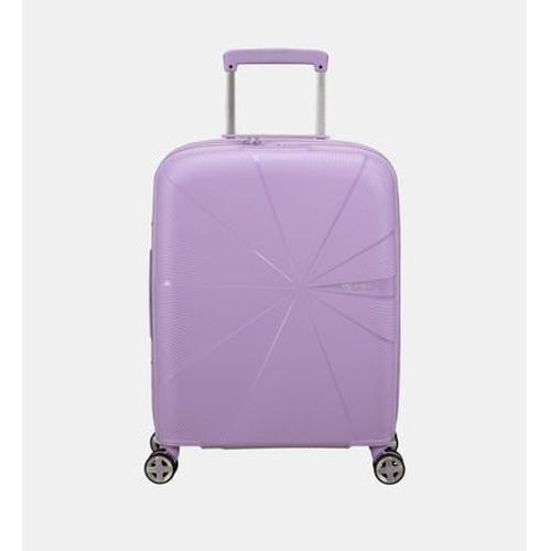 American Tourister - Valise rigide cabine Starvibe 4R 55 cm extensible - Violet