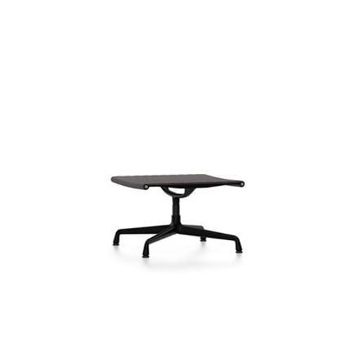 Vitra - Chaise En Aluminium - Ea 125 - Tabouret - Noir Profond - Cuir Chocolat - Gris