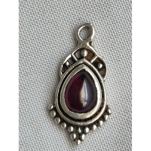Ancien Pendentif Argent Massif.