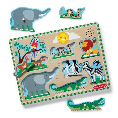 MELISSA & DOUG PUZZLE SONORE ANIMAUX DU ZOO Melissa & Doug