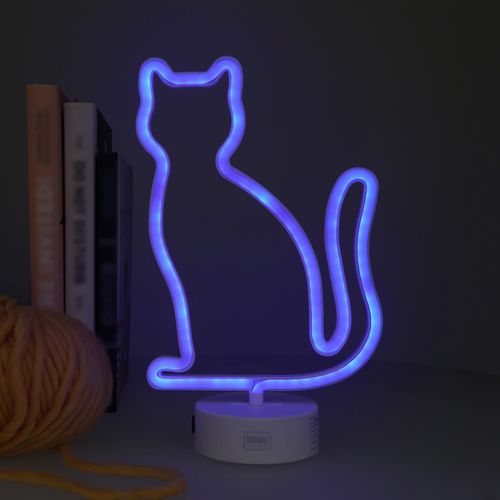 Lampe À Effet Néon Legami Chat